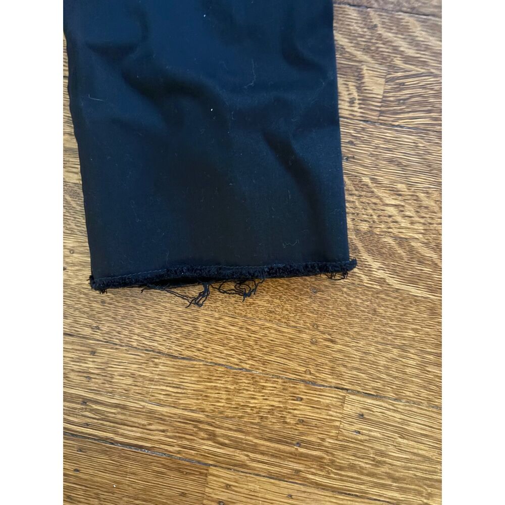 J.Crew 9-Inch Demi-Boot Crop Jeans Black Raw Hem Women’s Size 27 - Picture 5 of 5